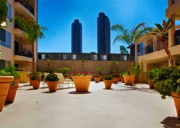 235 On Market Condos San Diego - 2nd Floor Courtyard