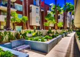 Atria Condos San Diego - courtyard