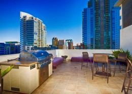 Nexus San Diego Condos - Community Terrace With BBQ