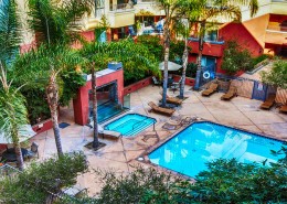 Palermo San Diego Condos - Pool & Spa Area